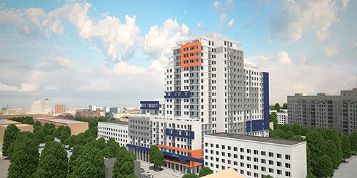 Жилой инновационный комплекс «iQ-House» по ул. Клары Цеткин, 3-7